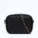 Bag Cross-Bodi with a zipper, black color