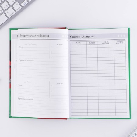 Diary “Teacher: Teacher Diary”, firm cover cardboard 7BC, A5 format, 160 sheets-7