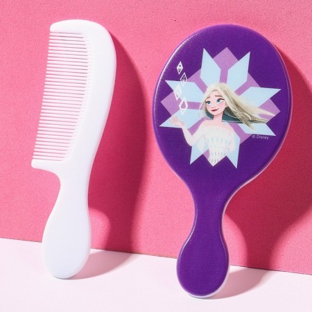 Gift set: comb and mirror "Fairy Tale near", cold heart-4