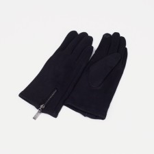 Female gloves, size 7, without insulation, black color