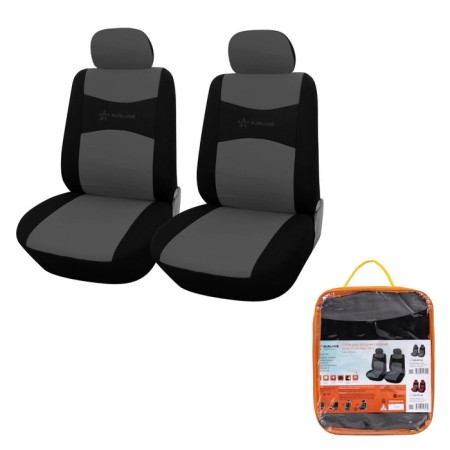 Universal RS-2 seats, on the front seats, polyester, black/gray