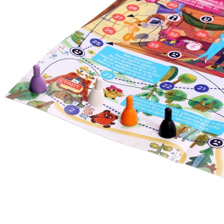 Board game walnut broken for children "Big Adventure", 2-4 players, 3+-4