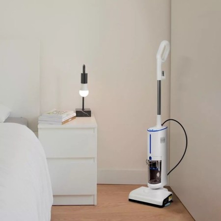 Vacuum cleaner 2 in 1 KT-5157-3, vertical, steam, 1000 watts, 1.2 l, heating 30 seconds, white and blue-3