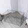Animal aviary "Pigzon" 6 sections on clips 60 x 60 cm, Sh.p. 37-40 mm, folding, black