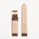 Watch strap, male, 18 mm, harness 75 mm, larynx 115 mm, genuine leather