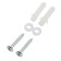 Ceiling light Feron HL373, IP44, GX70, 25 W, 115x115x73 mm, white color