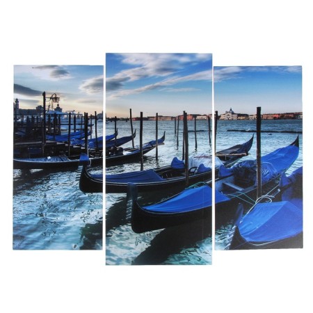 Modular picture "Boats" (2-25x52; 1-30x60) 60x80 cm