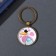 Trick Glass, metal "Circle. Clobe in glasses" d = 3 cm