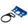 Zein filter case, 10SL, 3/4 ", double, for cold water, key, fastening, transparent
