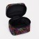 Cosmetic bag with lightning, black color