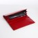 Women's wallet on magnet, red color