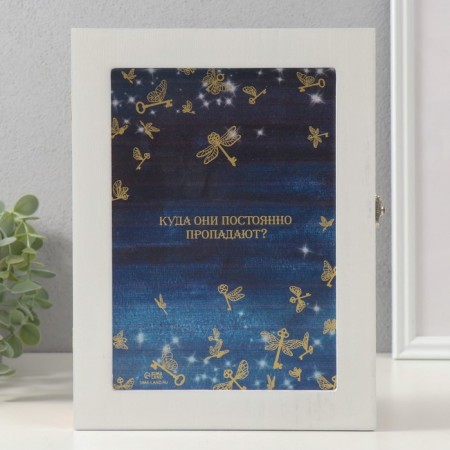 Keywater tree 6 hooks "Butterfly-Kloki" Gold 26x20.3x5.5 cm