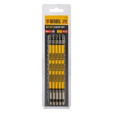The set of Denzel 11647, round profile, PH2 x 150 mm, steel S2, 5 pcs.