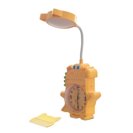 Dinosaurus table lamp LED 3W from AA/USB batteries yellow 4x12x35 cm Risalux-14