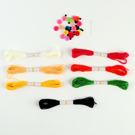 Set for creating toys made of felt "lovely delicious", with a book-4