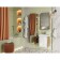 Tumbling under the Aquaton Skandon DOORS, 45 cm, white gloss color, rustic oak