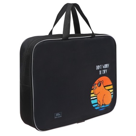 Folder with handles Textile A4, 350 x 270 x 70 mm, calligrata "be cape"-2