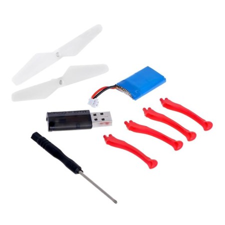 A quadrocopter radio -controlled Skydrone works on the battery, the color is blue-6