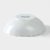 The plate deep shade "Fern sheet", 600 ml, d = 17.5 cm, glass ceramic, white color