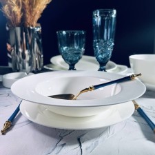 A set of deep plates Lenardi Atlant, D = 23 cm, 6 pcs