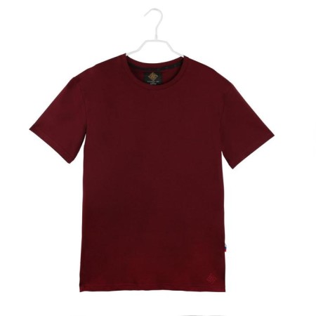 T -shirt SL BASIC, 48, burgundy-4