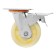 Wheel for transport trolleys rotary, d = 125, on the site, with a stop, covering pp