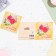 Mini-postcard "Happy Birthday!" Flowers, 6.5x6.5 cm