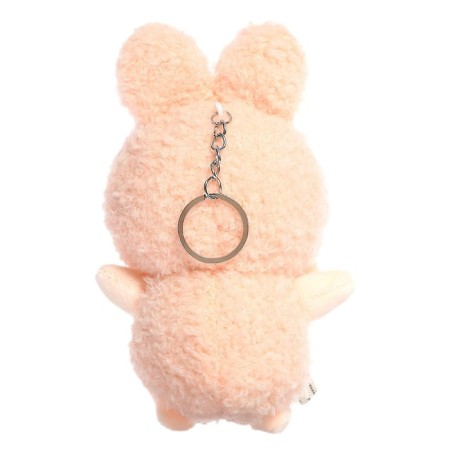 Soft toy "Bunny", on a key fob, color mix-2