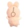 Soft toy "Bunny", on a key fob, color mix