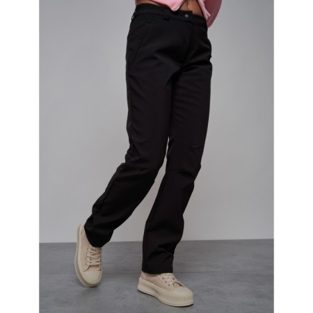 Sports female trousers, size 48, black color-19