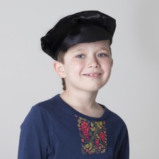 Carnival cartuz, for a boy, p. 53–55, black, Gabardin