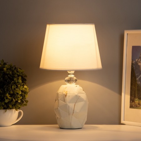 Table lamp "Spirit" 1x40W E14 white 20x20x34cm-1