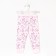 Pants for children, pink/owl color, height 68 cm