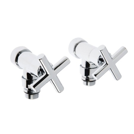 Corner valve for TIM KV10-LFM032, 3/4 "X1/2", VUM/HP, Cross, 2 pcs.