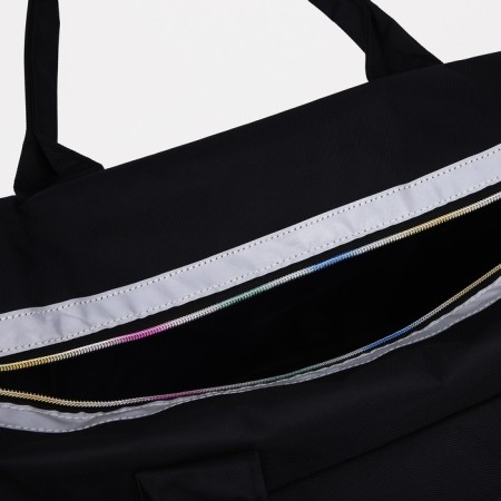 Sports bag with lightning, shoes, long belt, black color-3
