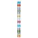 Plastic skis, 120 cm, with a notch, the color of mix