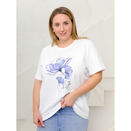 Women's T -shirt Alize, size 62 cm, white color