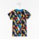 T -shirt for nursery, blue color/parrot, height 92 cm
