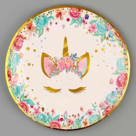 Paper plates, 6 pcs.