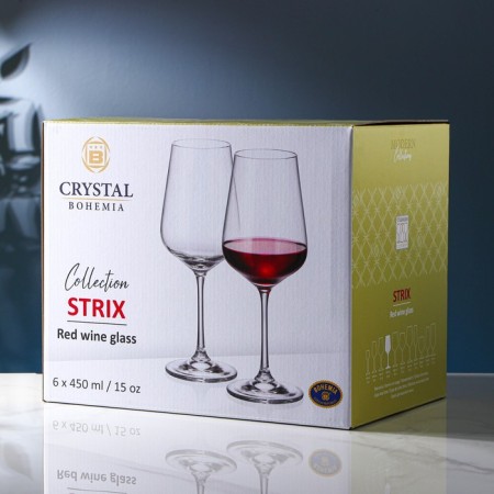 Set of glasses for the wine Strix, 450 ml, 6 pcs-2