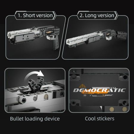 Designer Techno "Drobovik", 2 assembly options, 880 parts-4