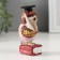 Souvenir Polystone "Scientist Red Eagle owl on the book" MIX 3.5x4x8.5 cm
