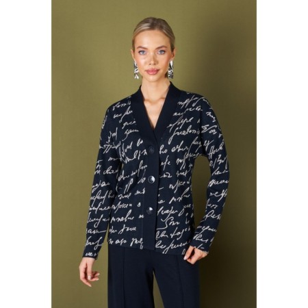 Female set: cardigan, trousers, size 48-2