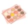 Professional palette of shadow shallows Volcano of 12 colors