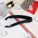 Banana for hair "Scarlet" Classic, 11 cm, black