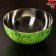 Malachite stainless steel bowl, d = 27 cm, green color