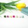 Acrylic beads "Colored pebbles" 7 mm, (set 85-90 pcs)