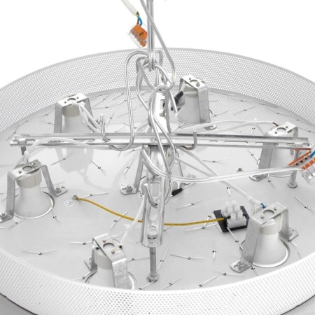 Lamp cascade "Alessandra" 7xled chrome 50x50x75cm Bayerlux-9
