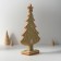 Polystone souvenir "Herringbone Christmas tree with glaze patterns" 18.5x7x30.5 cm