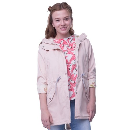 Park for girls, height 146 cm, beige color-1